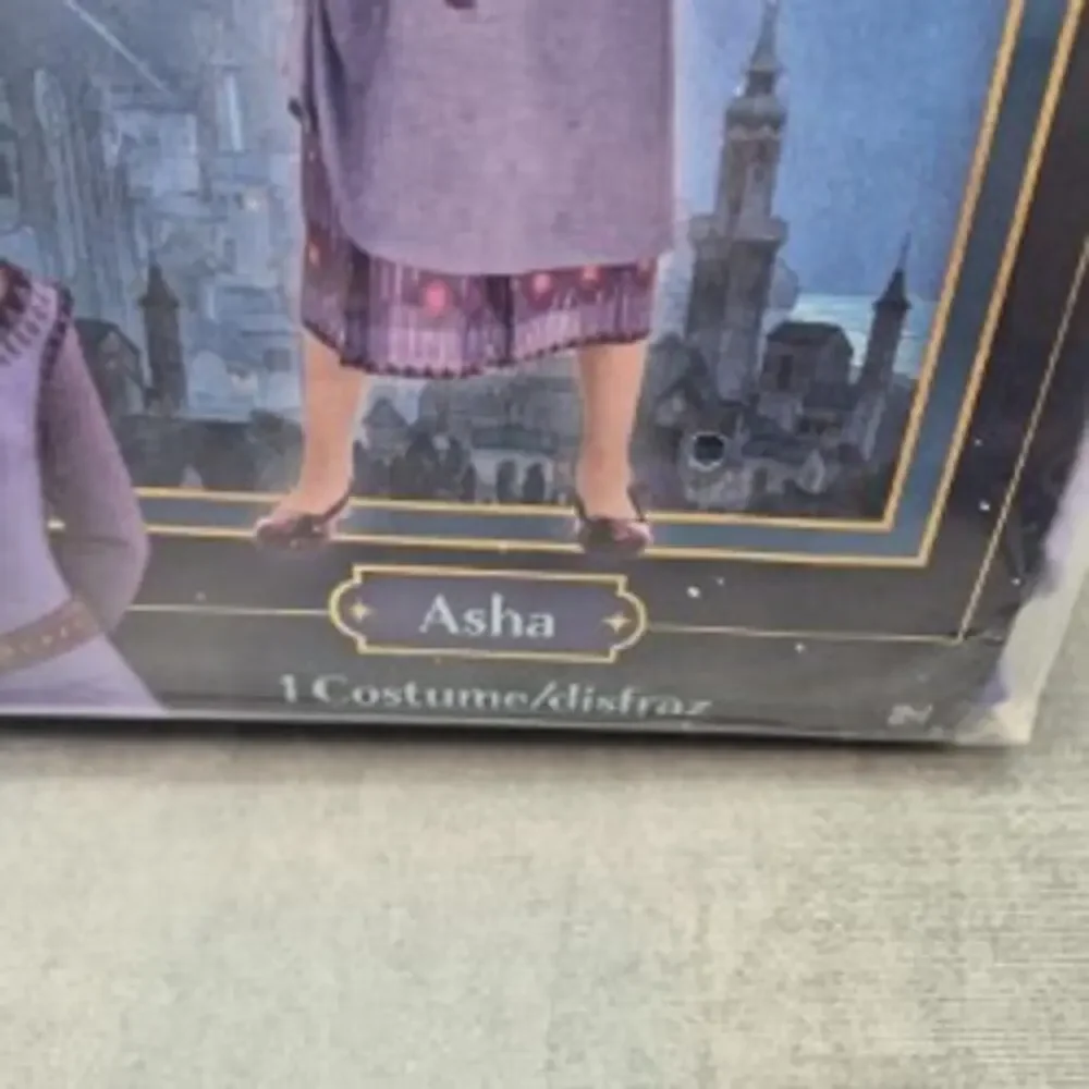 Disney Wish Movie Asha’s Adventure Role Play Costume Halloween Dress NEW Sz L - Picture 5 of 6